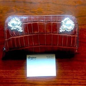 Brighton zipper wallet vintage
